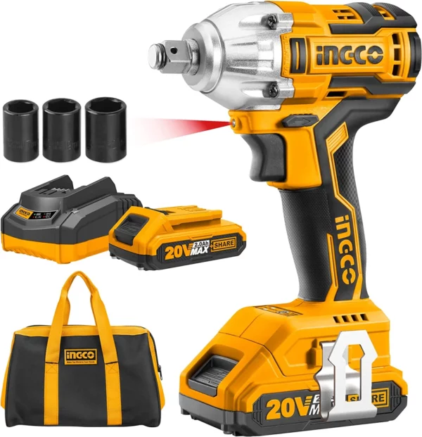 Boulonneuse à Choc Sans Fil 20V INGCO